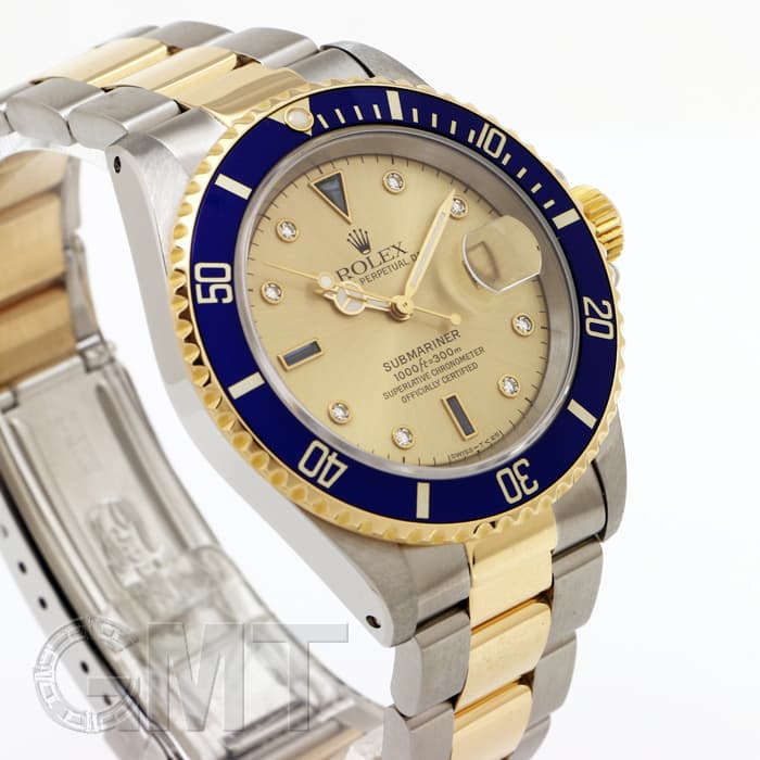 本当に信頼出来る商品 中古)ROLEX ロレックス サブマリーナー デイト 16613SG 時計