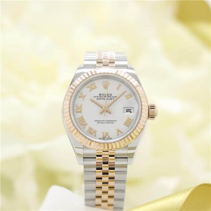 中古)ROLEX ロレックス デイトジャスト 28 279171 ホワイトローマ