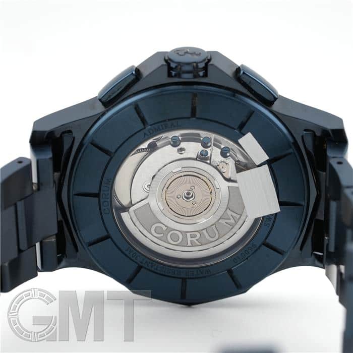 中古)CORUM コルム アドミラル 42 クロノグラフ A984/03797 ブルーPVD