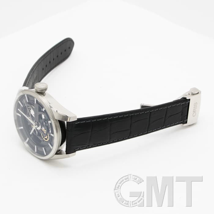 新品)ORIS オリス アーティックス スケルトン ブラック 734 7714 4054