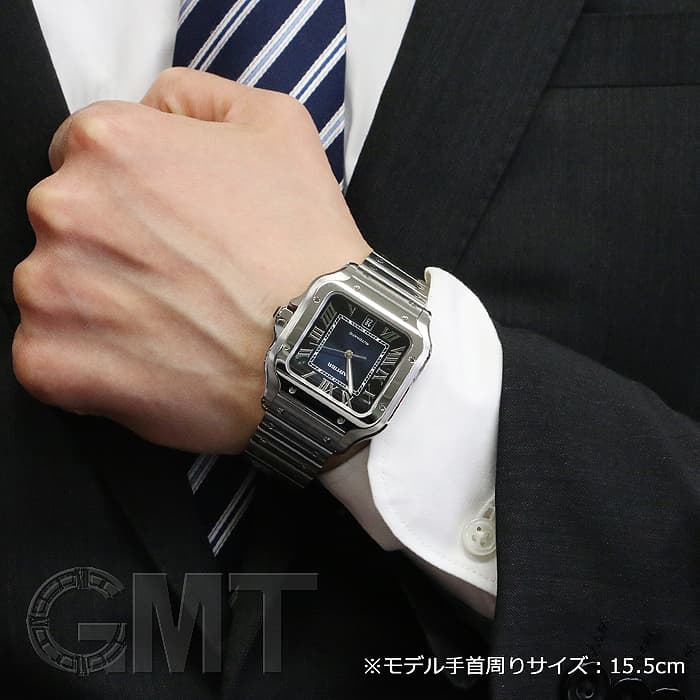 中古)CARTIER カルティエ サントス ドゥ カルティエ LM WSSA0013 中古)CARTIER カルティエ サントス ドゥ カルティエ LM WSSA0013