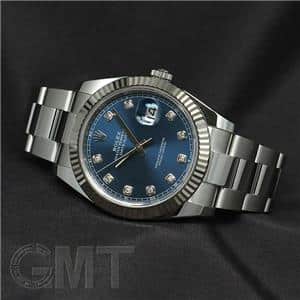 ROLEX ロレックス デイトジャスト 41 126334G ブルー 10Pダイヤ オイスターブレス メイン