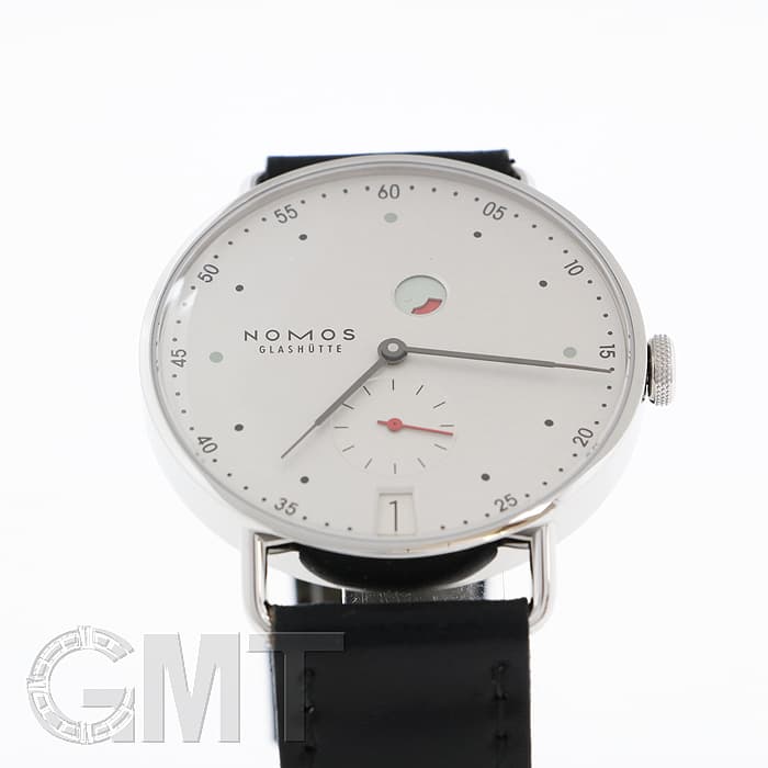 【美品】 カラブリア タレンタム 銀ノモス 古代 中古)NOMOS ノモス メトロ シルバー MT1D4W2（商品ID：3717003313385