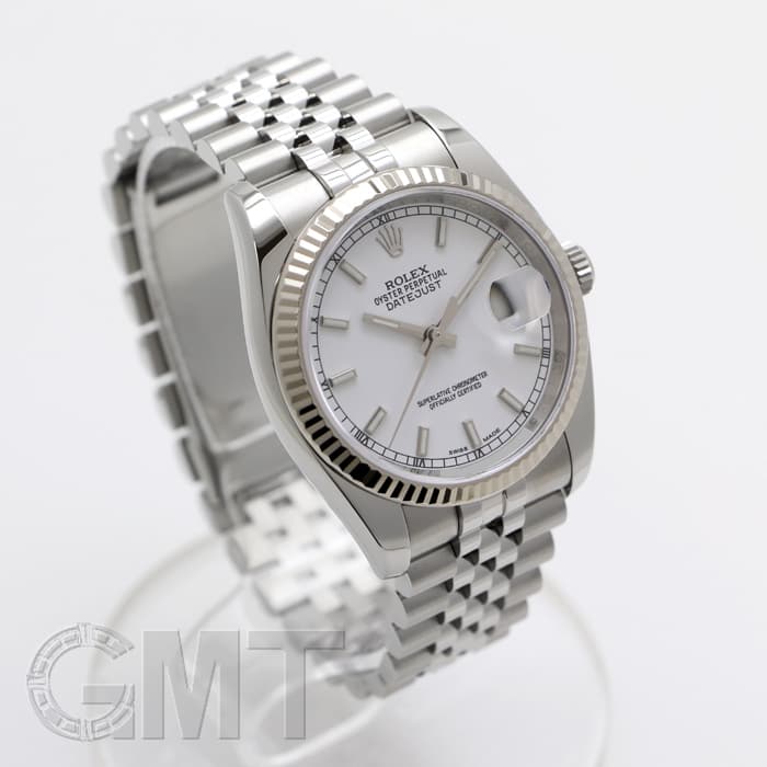 中古)ROLEX ロレックス デイトジャスト 116234 ホワイト（商品ID