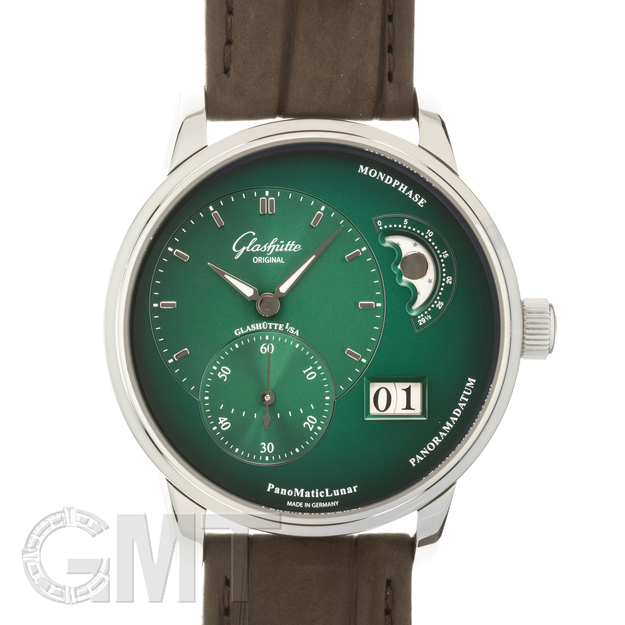 Glashutte Original ラバーベルト 347（緑色） 中古)GLASHUTTE ORIGINAL グラスヒュッテ オリジナル パノマティック