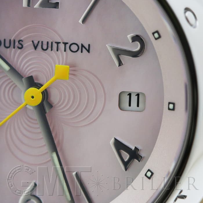 美品 LOUIS VUITTON Q1216 タンブール クォーツ 腕時計 中古)LOUIS VUITTON ルイ・ヴィトン タンブール ワイドストラップ