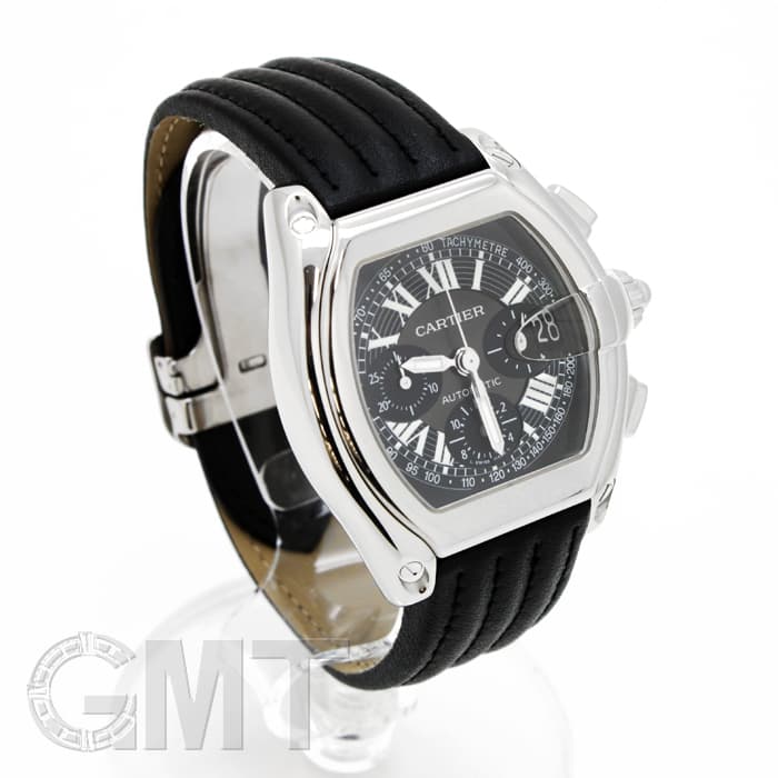 中古)CARTIER カルティエ ロードスター クロノグラフ ブラック 中古)CARTIER カルティエ ロードスター クロノグラフ ブラック