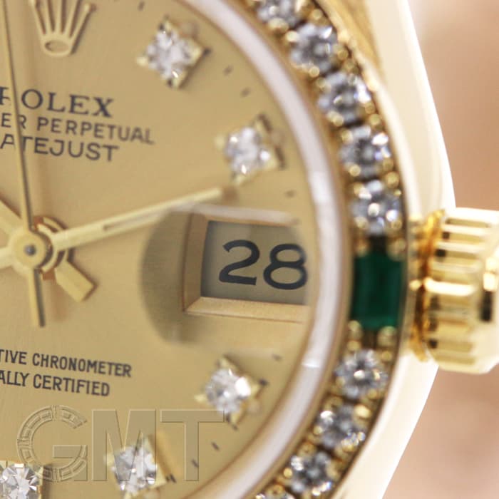 中古)ROLEX ロレックス デイトジャスト 69078G シャンパン ベゼル