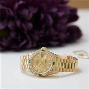 中古)ROLEX ロレックス デイトジャスト 69078G シャンパン ベゼル