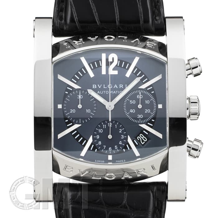 BVLGARI アショーマ クロノグラフ 新品)BVLGARI ブルガリ アショーマ クロノグラフ AA48C14SLDCH（商品ID