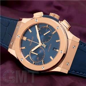 HUBLOT ウブロ クラシック フュージョン クロノグラフ キングゴールド ブルー 521.OX.7180.LR メイン