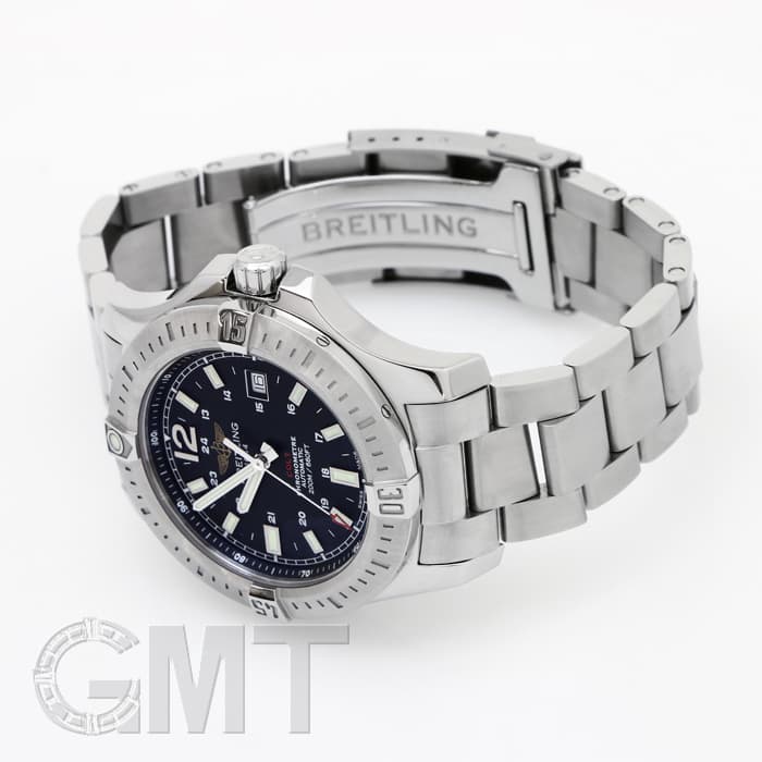 BREITLING ブライトリング  コルト 44 クオーツ メンズ 箱付き BREITLING ブライトリング コルト44 腕時計 ステンレススチール