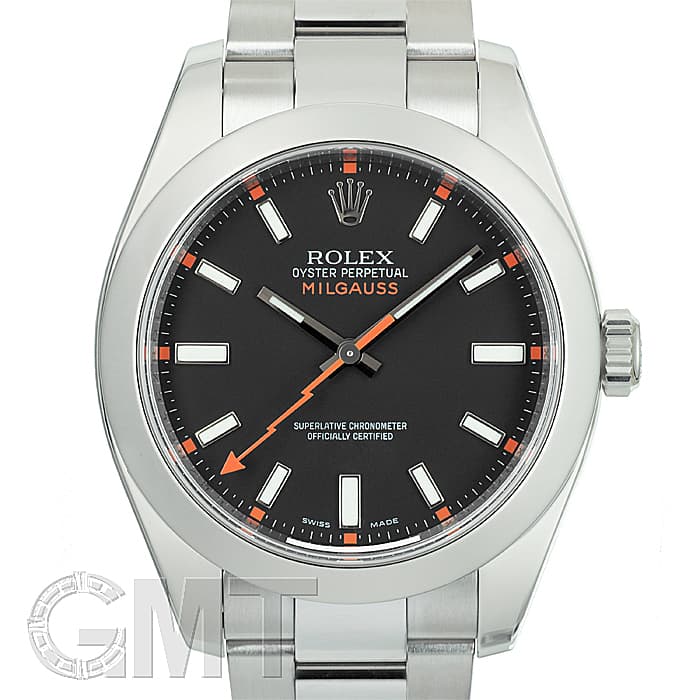中古)ROLEX ロレックス ミルガウス 116400 ブラック M番（商品ID