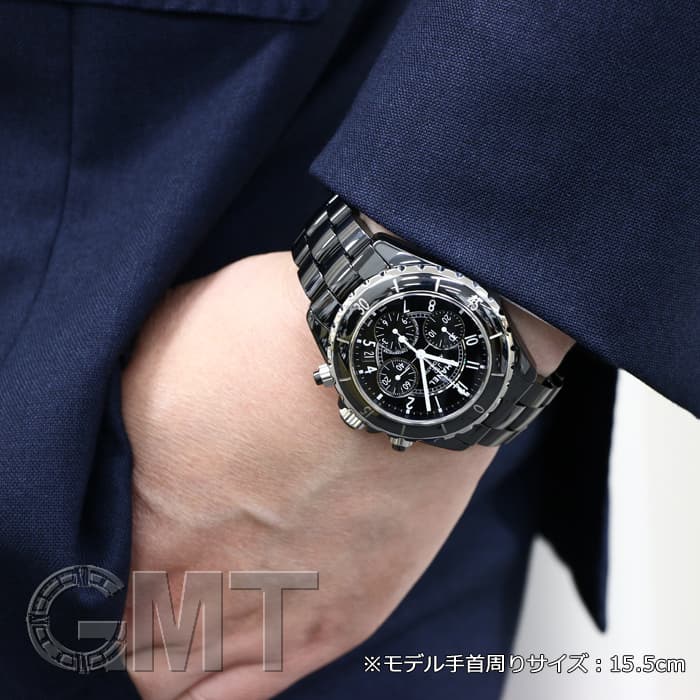 J12, クロノグラフ 41mm ブラック セラミック - H0940 | CHANEL