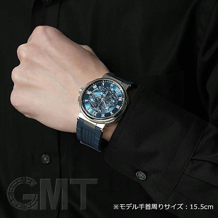 Breguet ブレゲ 5527 ブラックショートサイズラバーベルトバンド