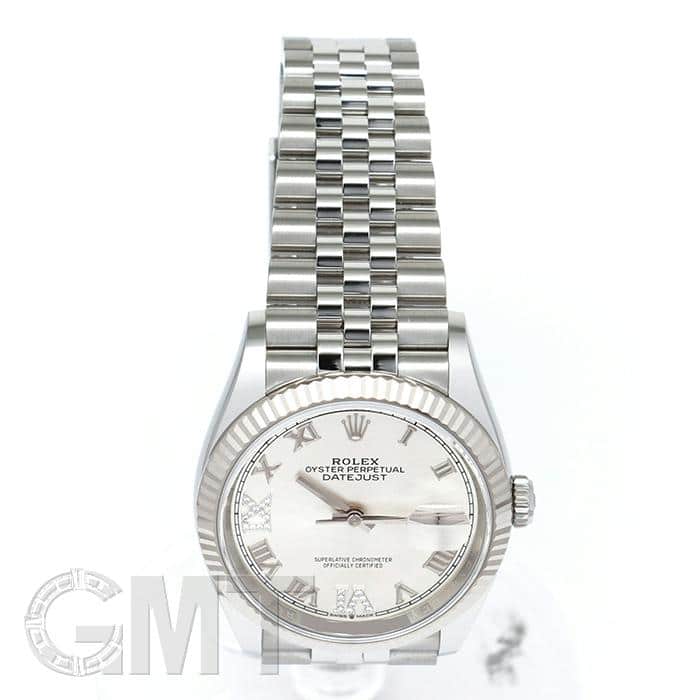 中古)ROLEX ロレックス デイトジャスト 36 126234 シルバー VI IX