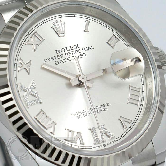中古)ROLEX ロレックス デイトジャスト 36 126234 シルバー VI IX