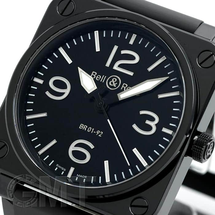 中古)BELL & ROSS ベル&ロス BR 01-92BC-AL ブラックセラミック（商品