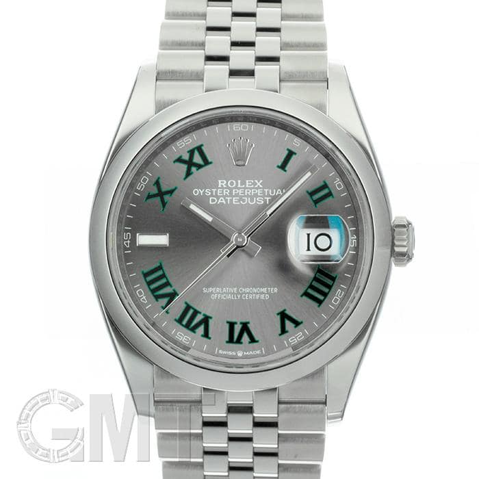 純正！ ROLEX ジュビリーブレス デイトジャスト36 YG/SS C3706 中古)ROLEX ロレックス デイトジャスト 36 126234G ブラック