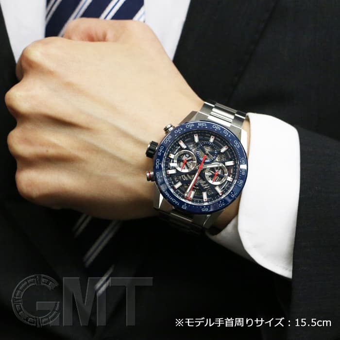 新品)TAG HEUER タグ・ホイヤー カレラ ホイヤー02 クロノグラフ ...