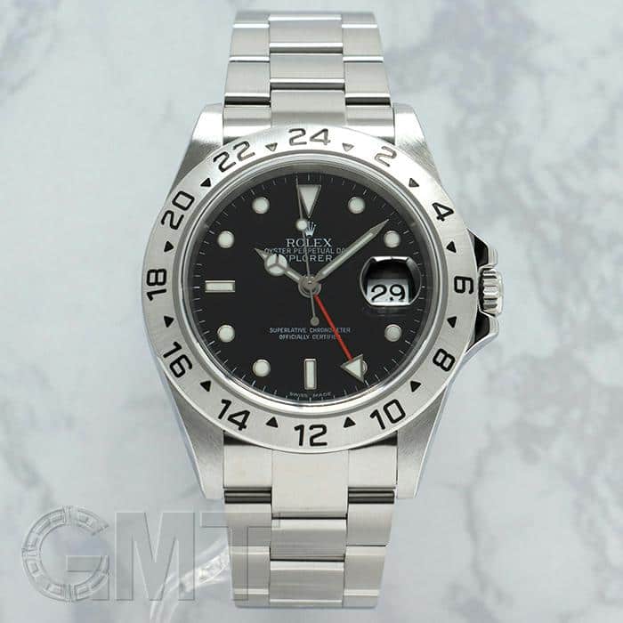 中古)ROLEX ロレックス エクスプローラー II 16570 ブラック（商品ID