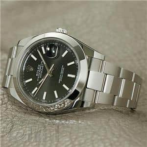 中古)ROLEX ロレックス デイトジャスト 41 126300 ブラック オイスター