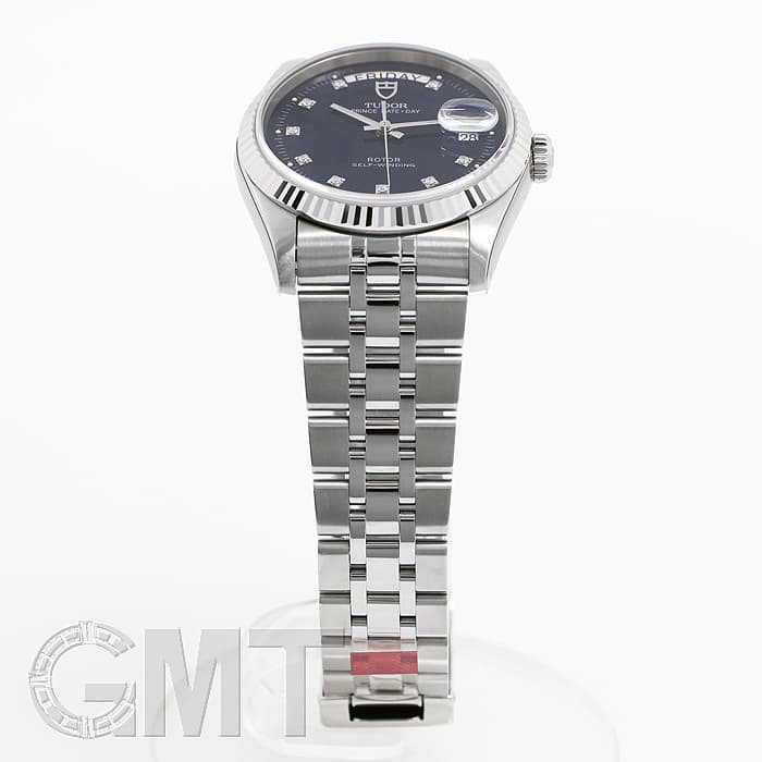 新品)TUDOR チューダー プリンス デイトデイ M76214 ブルー 10Pダイヤ