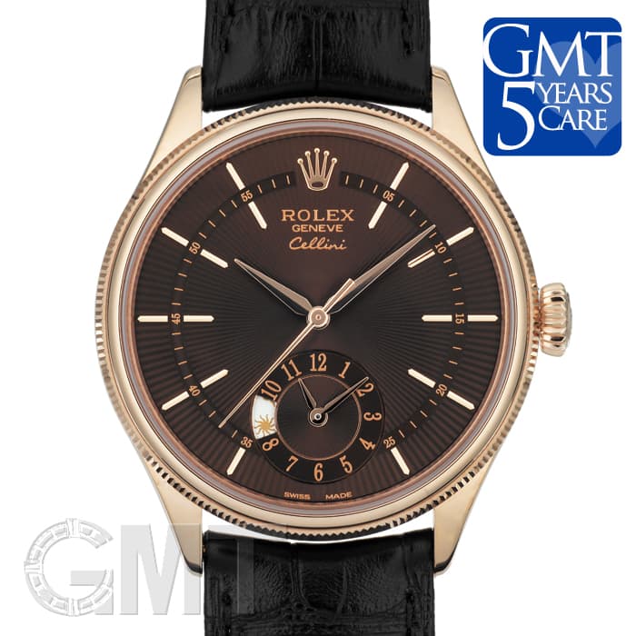 新品)ROLEX ロレックス チェリーニ デュアルタイム 50525 ブラウン