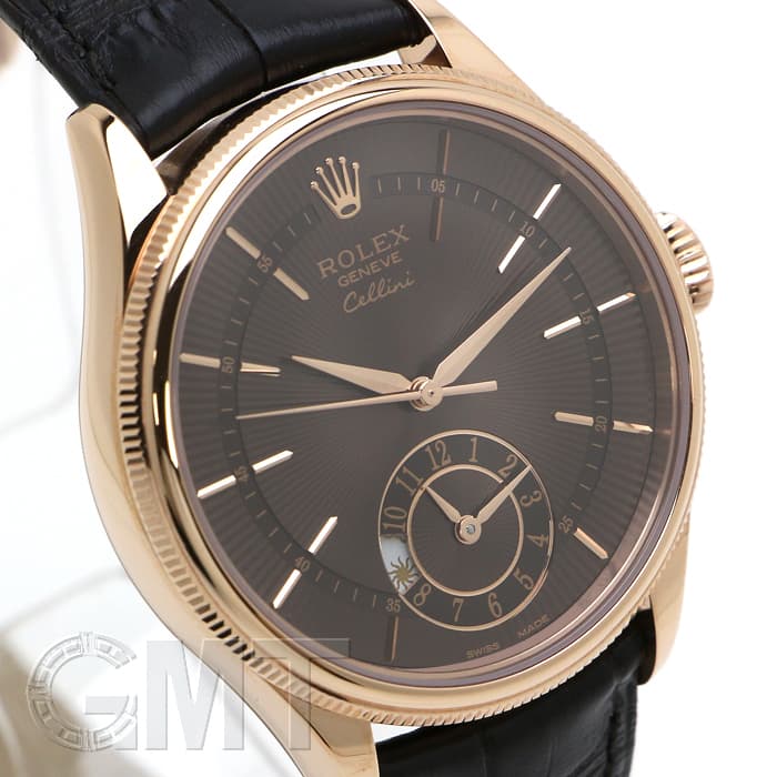 新品)ROLEX ロレックス チェリーニ デュアルタイム 50525 ブラウン