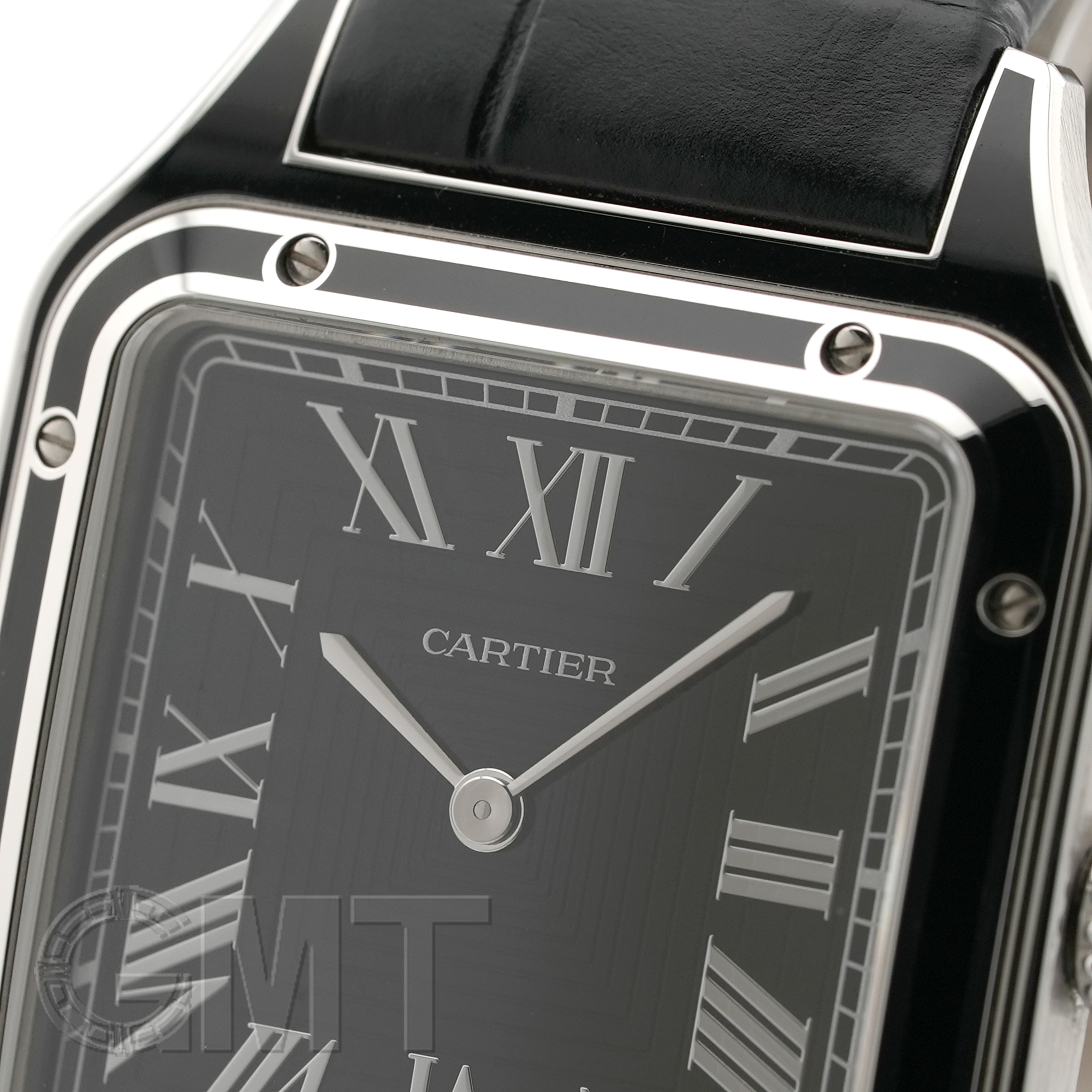 中古)CARTIER カルティエ サントス デュモン LM WSSA0046 ブラック