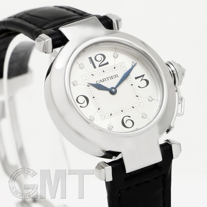中古)CARTIER カルティエ パシャ 32mm 8Pダイヤモンド WJ11902G