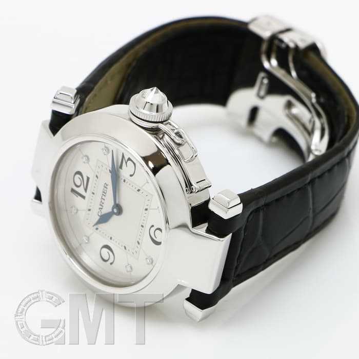 中古)CARTIER カルティエ パシャ 32mm 8Pダイヤモンド WJ11902G
