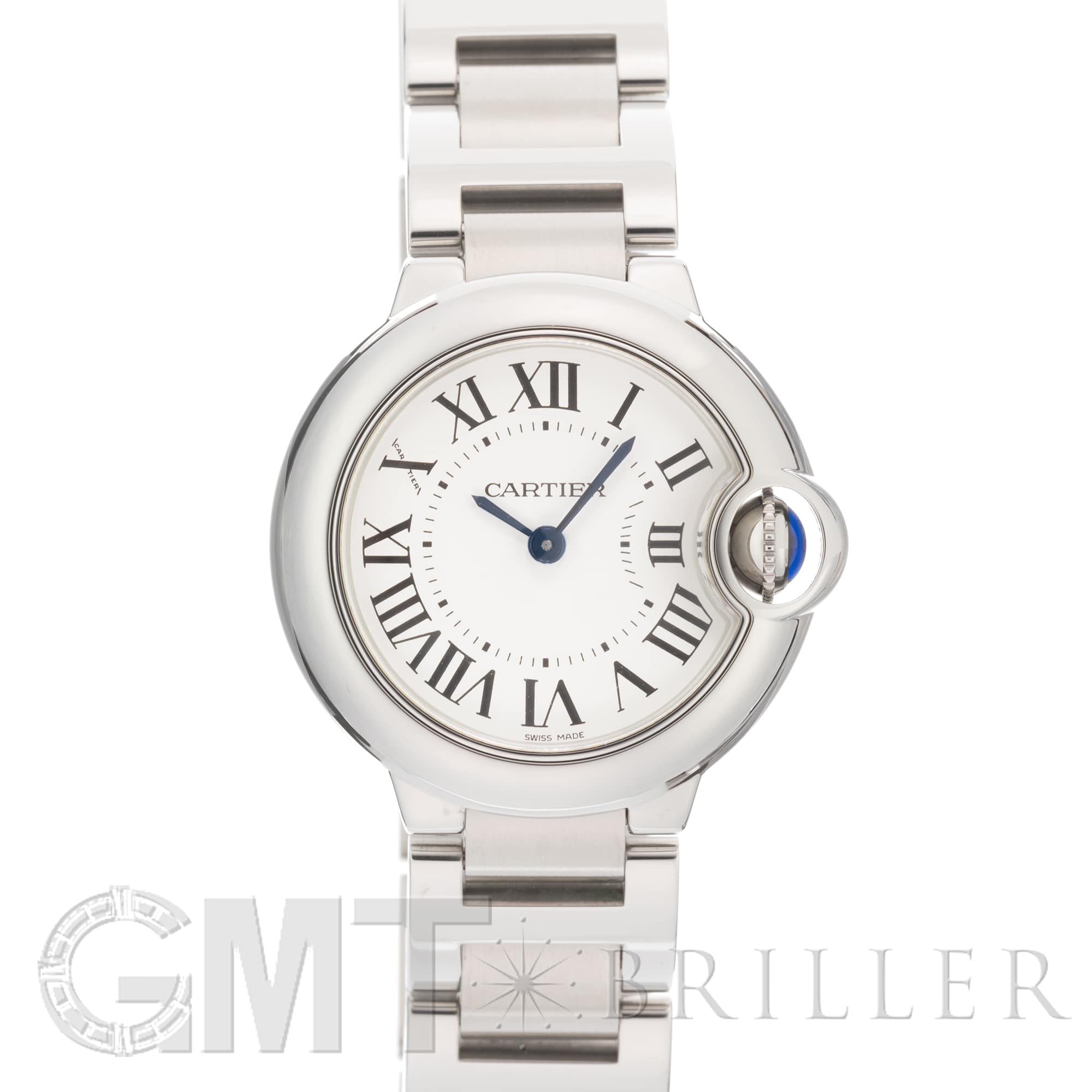 CARTIER カルティエ バロンブルー クォーツ レディースW69010Z4 中古)CARTIER カルティエ バロンブルー SM W69010Z4（商品ID