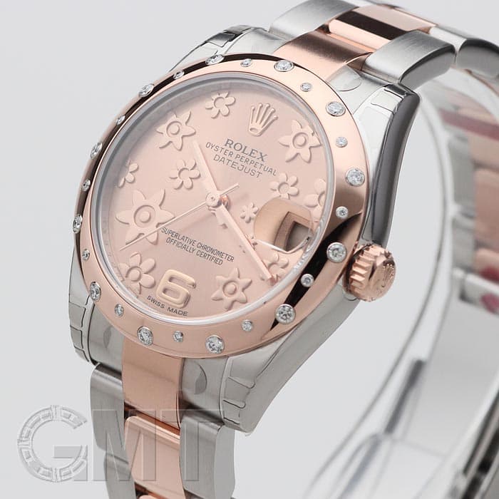 新品)ROLEX ロレックス デイトジャスト 178341ピンクフラワー（商品ID