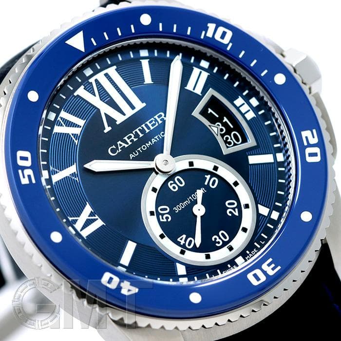 中古)CARTIER カルティエ カリブル ドゥ カルティエ ダイバー ブルー