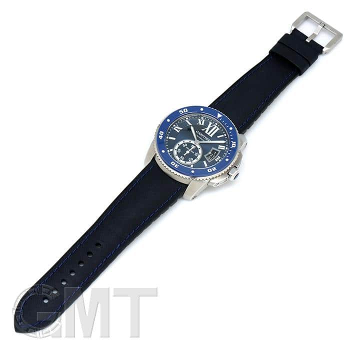 中古)CARTIER カルティエ カリブル ドゥ カルティエ ダイバー ブルー
