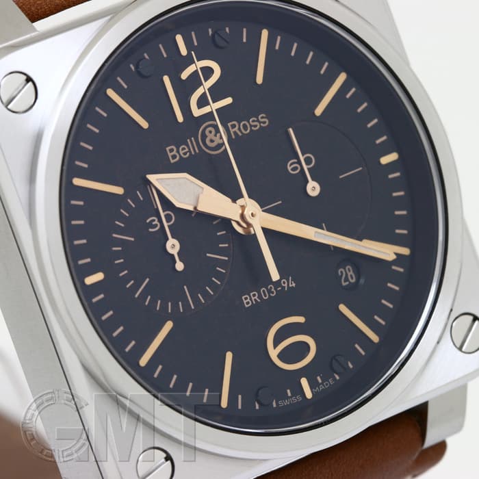 新品)BELL & ROSS ベル&ロス BR 03-94 GOLDEN HERITAGE クロノグラフ