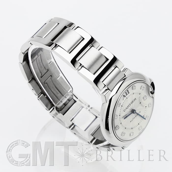 新品)CARTIER カルティエ バロンブルー シルバー 11Pダイヤ WE902075