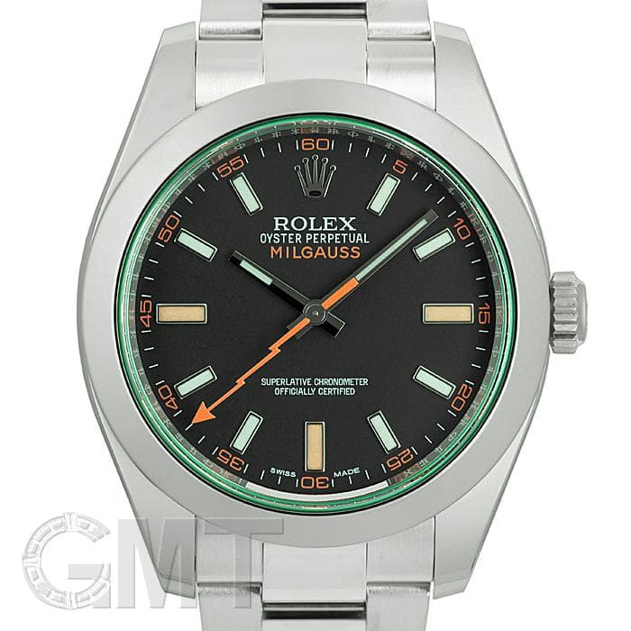 中古)ROLEX ロレックス ミルガウス 116400GV ブラック（商品ID