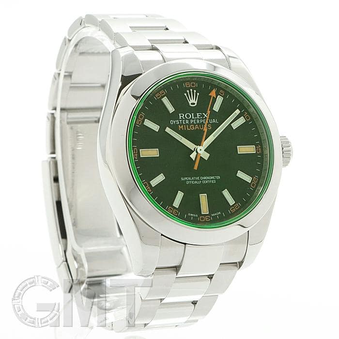 中古)ROLEX ロレックス ミルガウス 116400GV ブラック（商品ID