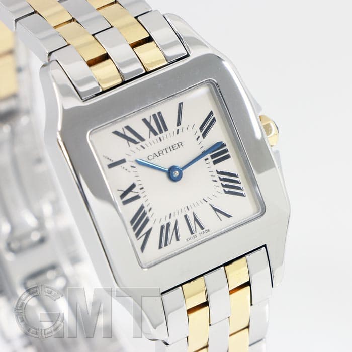 カルティエ　サントスドゥモワゼル 新品)CARTIER カルティエ サントス ドゥモワゼル LM W25067Z6（商品ID