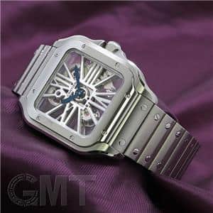 CARTIER カルティエ サントス ドゥ カルティエ スケルトン ウォッチ WHSA0007※ メイン