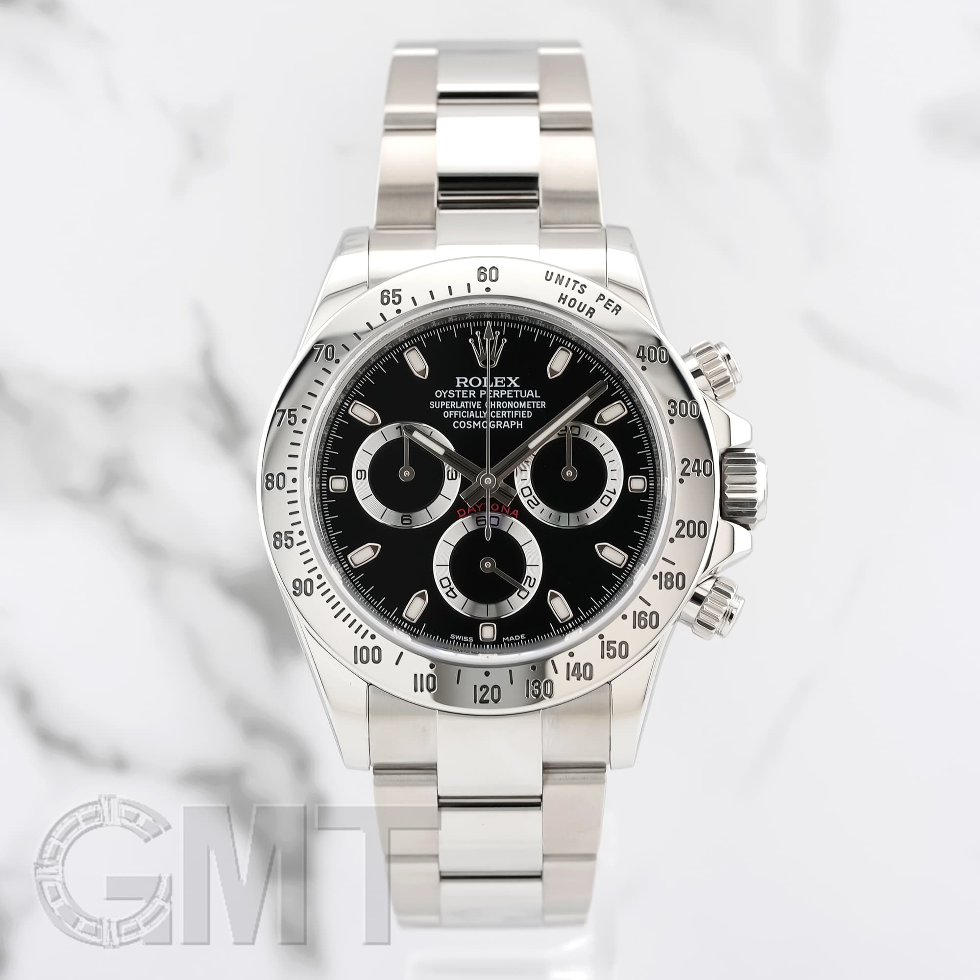 中古)ROLEX ロレックス デイトナ 116520 ブラック 【鏡面バックル 