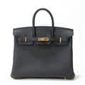 HERMES エルメス バーキン 25 トゴ ノワール（ブラック） ゴールド金具