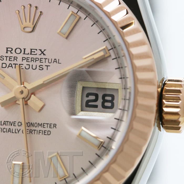 中古)ROLEX ロレックス デイトジャスト 179171 ピンク M番（商品ID