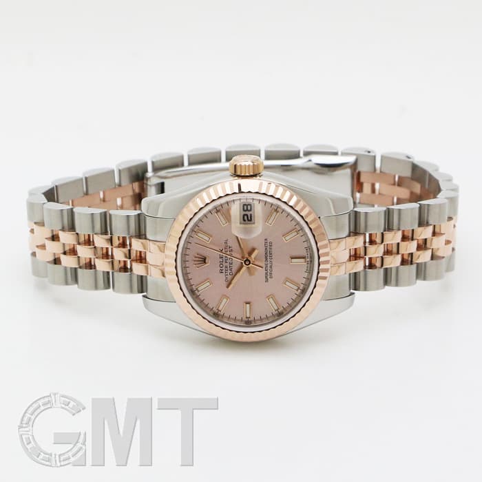 中古)ROLEX ロレックス デイトジャスト 179171 ピンク M番（商品ID