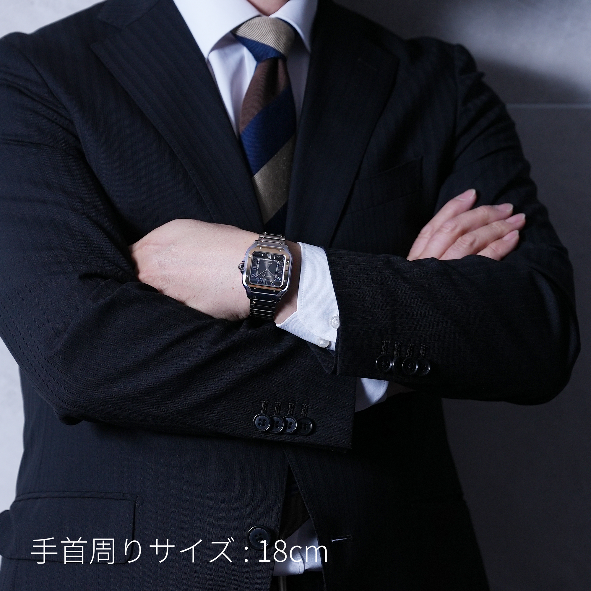 新品)CARTIER カルティエ サントス ドゥ カルティエ LM W2SA0030（商品