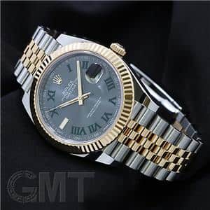 ROLEX ロレックス デイトジャスト 41 126333 グレー/グリーンローマ ジュビリーブレス メイン