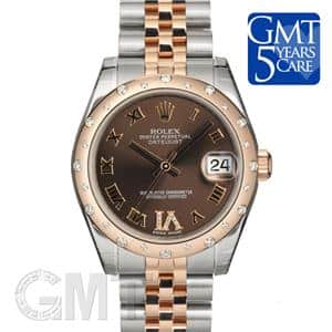 ROLEX ロレックス デイトジャスト 178341 ブラウン VIダイヤローマ ジュビリーブレスレット メイン