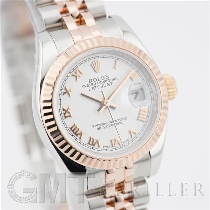 中古)ROLEX ロレックス デイトジャスト 179171 ホワイト ローマ（商品